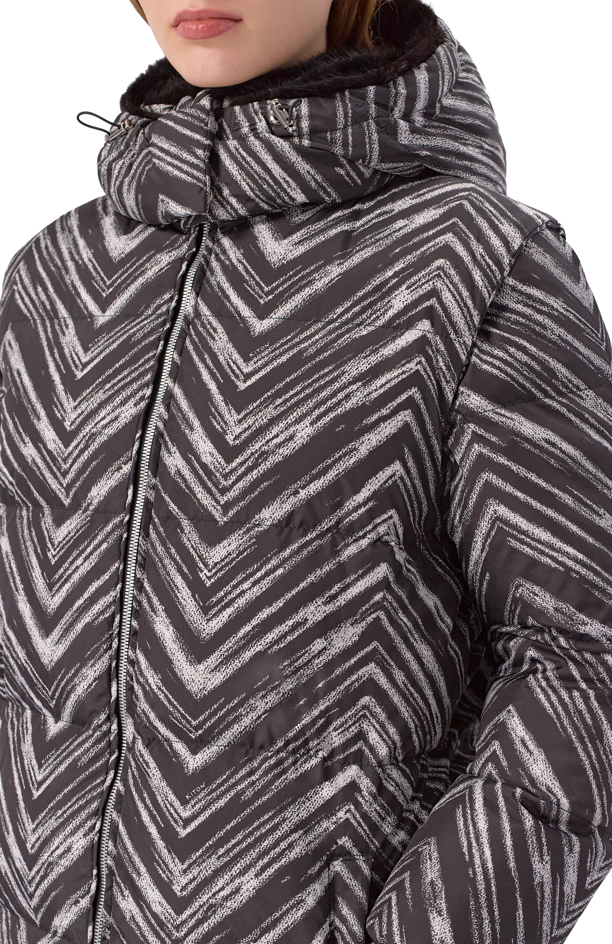 Двусторонний пуховик с подкладкой из норки KITON, арт. D58681K0560E01, фото 5