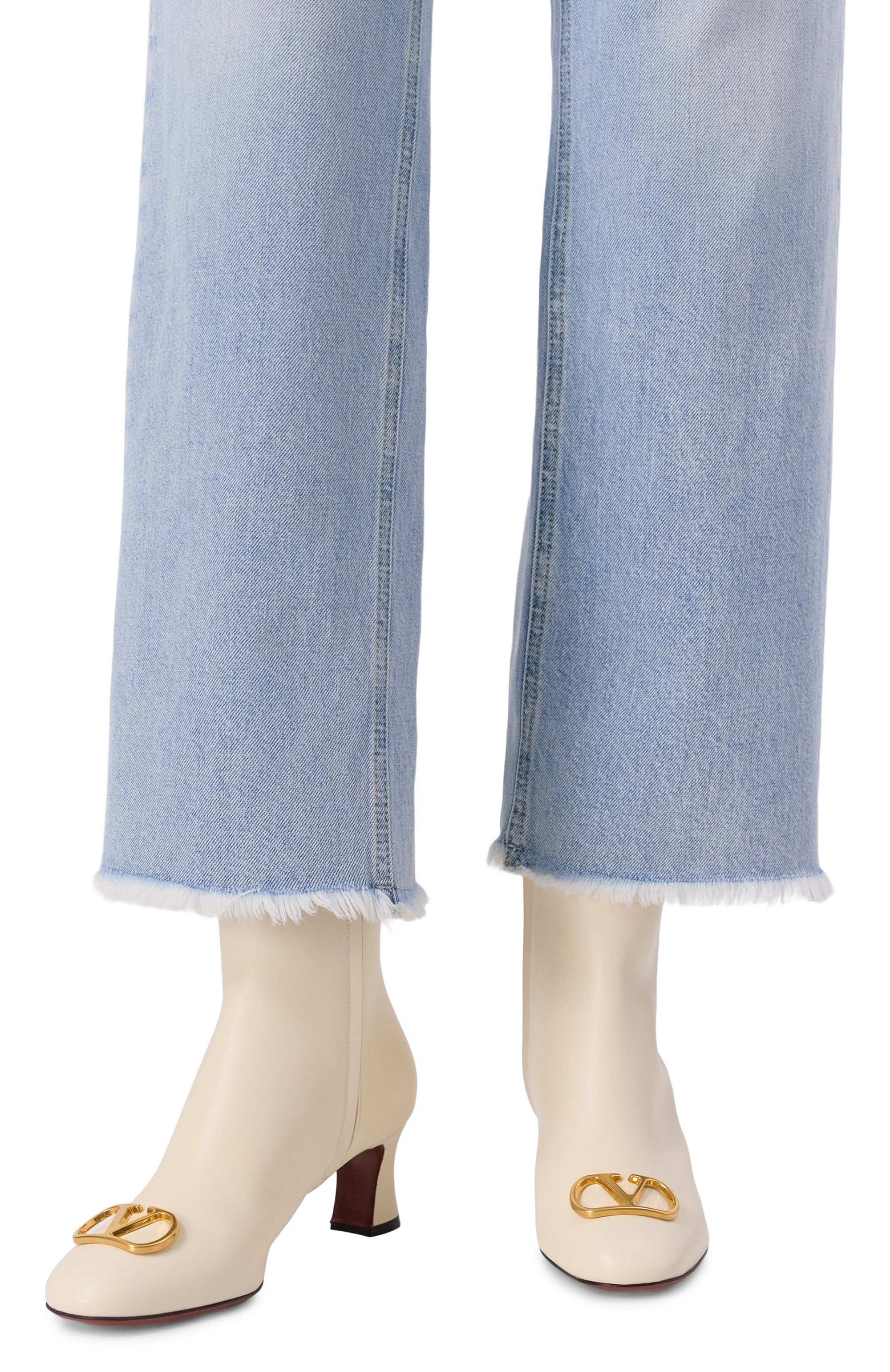 Кожаные ботильоны vlogo signature 55 VALENTINO, арт. 7W2S0ML2/DSH, фото 2