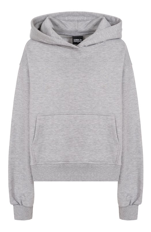 Хлопковое худи Comme des Fuckdown CFABW01373 Серый CFABW01373