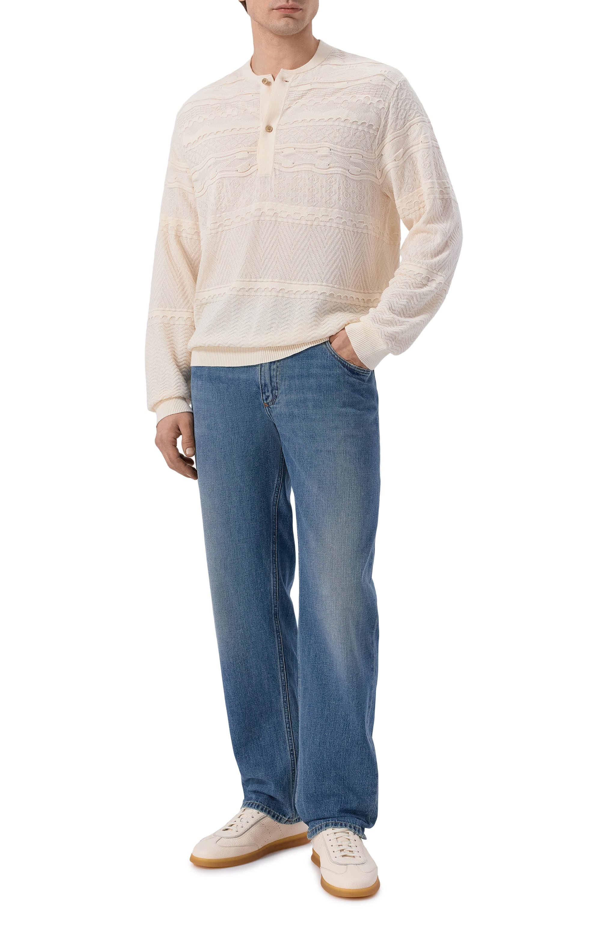 Джемпер из лиоцелла и хлопка EMPORIO ARMANI, арт. EM004442/AF25739, фото 2