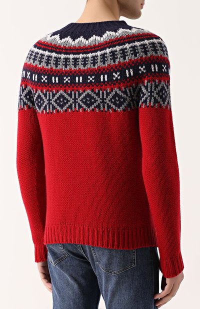 Свитер из смеси шерсти и кашемира с круглым вырезом MONCLER, арт. B2-091-90107-00-94792, фото 4