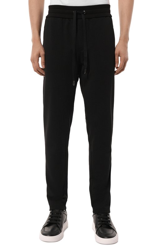 Хлопковые брюки Dolce & Gabbana GZ12AT/G7M4Y Чёрный  GZ12AT/G7M4Y Фото 3