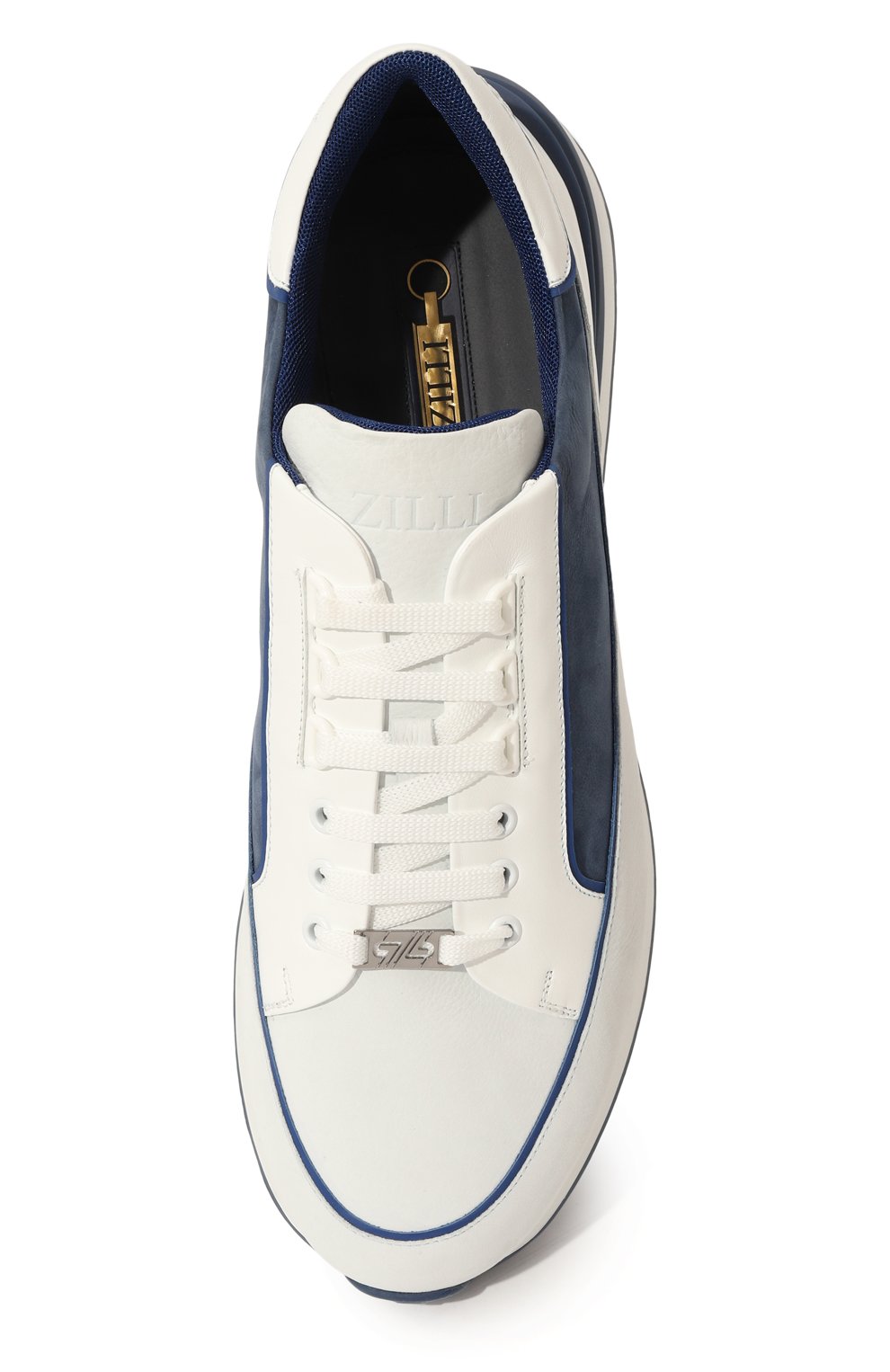 Кожаные кроссовки ZILLI, арт. MDZ-TT215-DM044/0C1X, фото 6