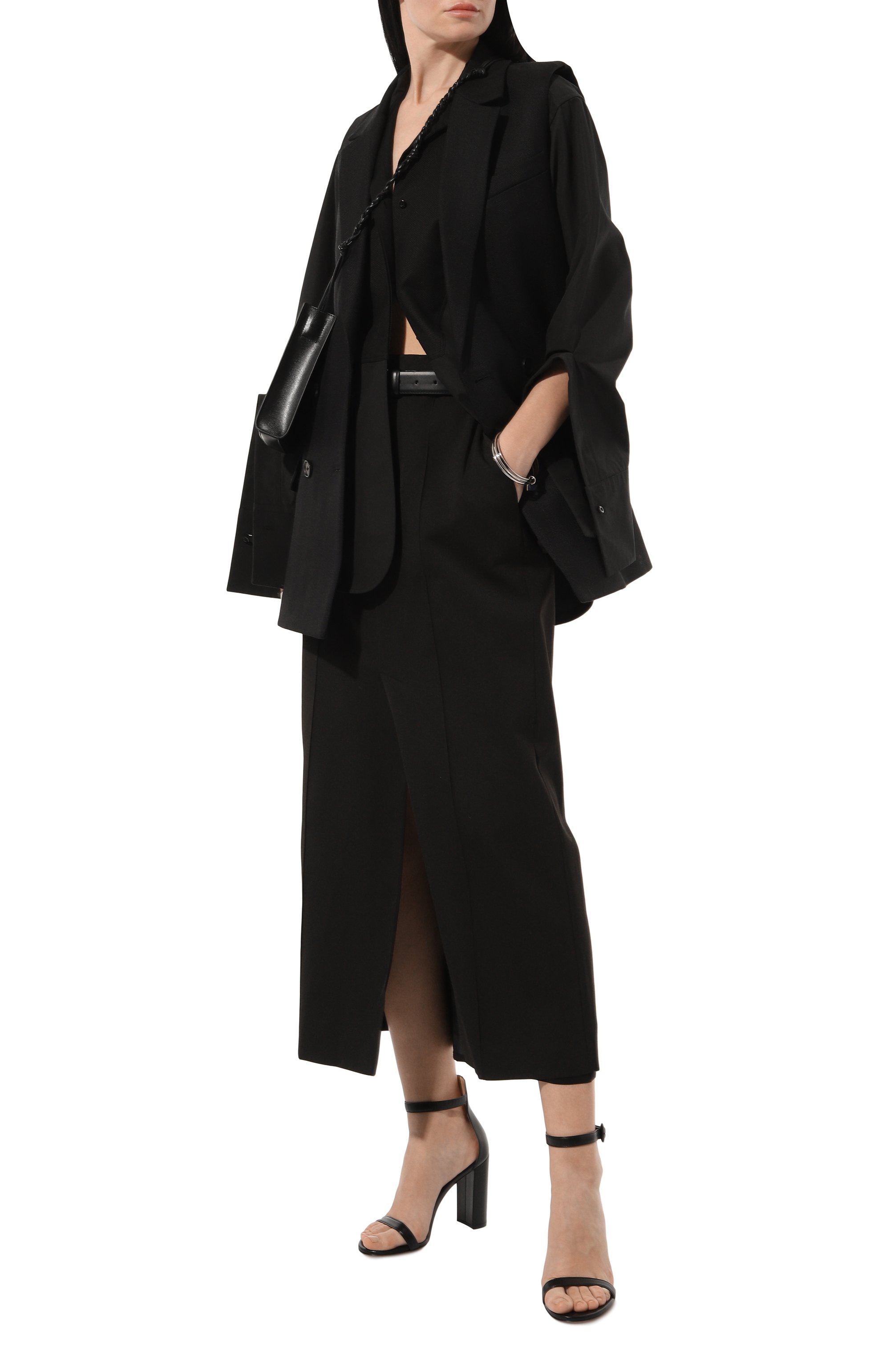 Кожаные босоножки gaeta GIANVITO ROSSI, арт. G61712.95RIC.NAPNER0, фото 2