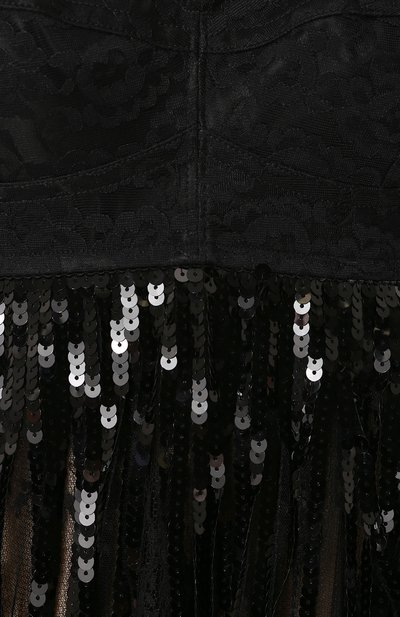 Мини-платье с завышенной талией и пайетками DOLCE & GABBANA, арт. F67G7Z/HLMQB, фото 5