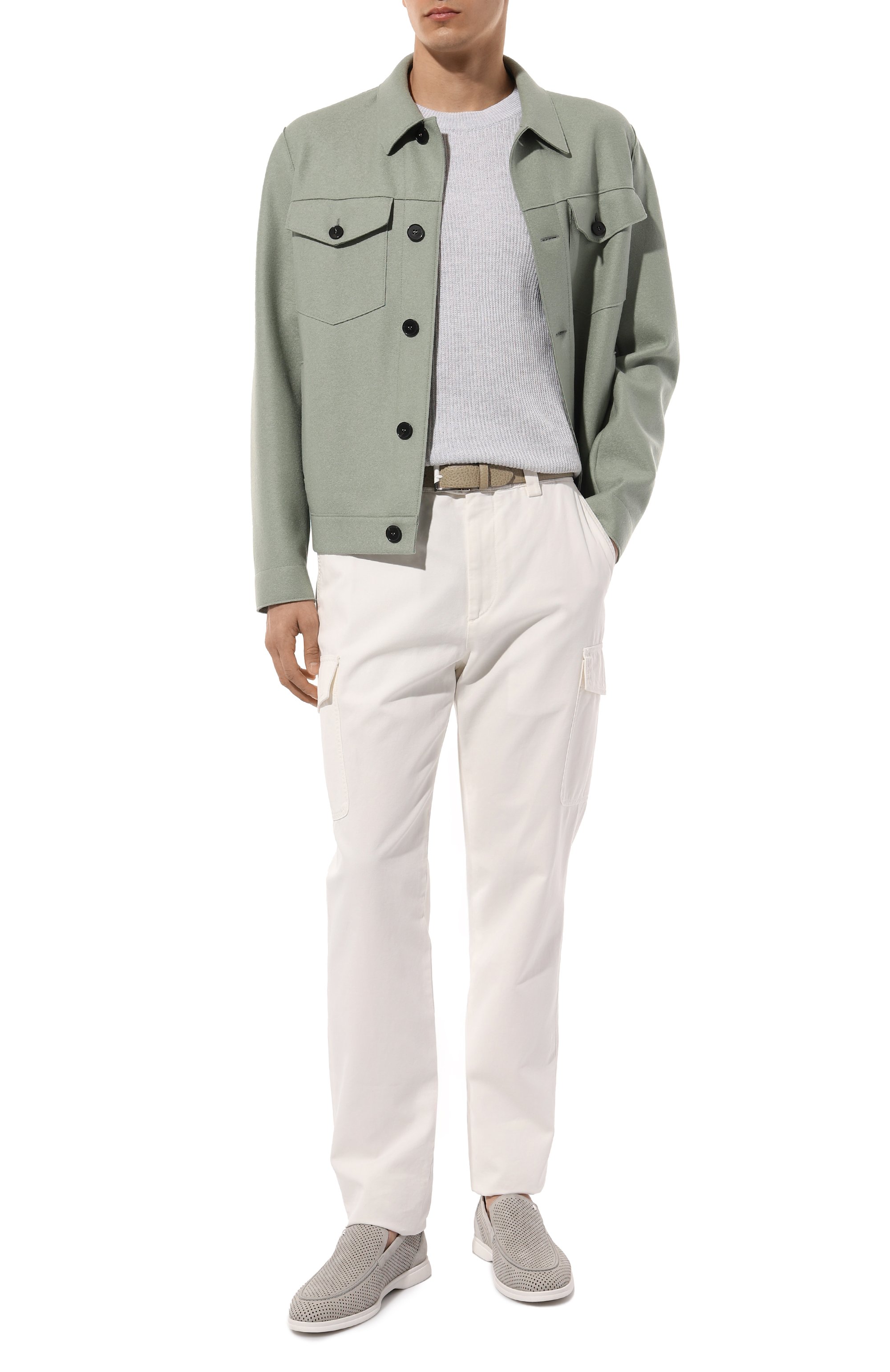 Хлопковые брюки-карго BRUNELLO CUCINELLI, арт. M252DE1890, фото 2