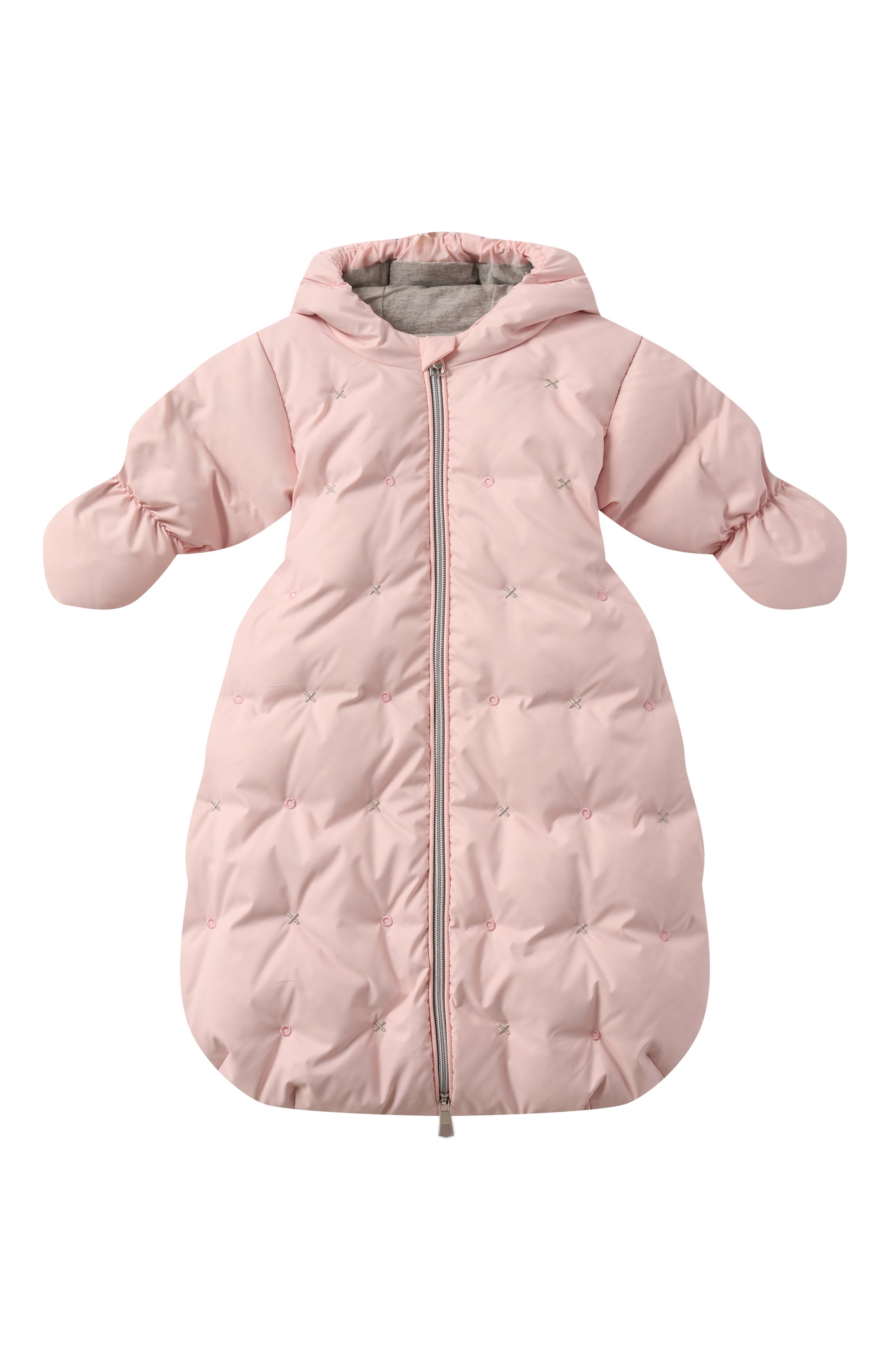 Пуховый конверт CHEPE светло-розового цвета по цене 12800 руб., арт. 391098, фото 1 Пуховый конверт CHEPE, арт. 391098, фото 1