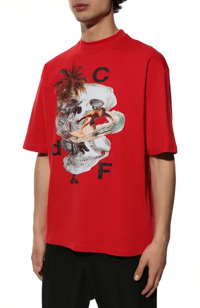 Хлопковая футболка COMME DES FUCKDOWN, арт. CDFU1611STMM, фото 3