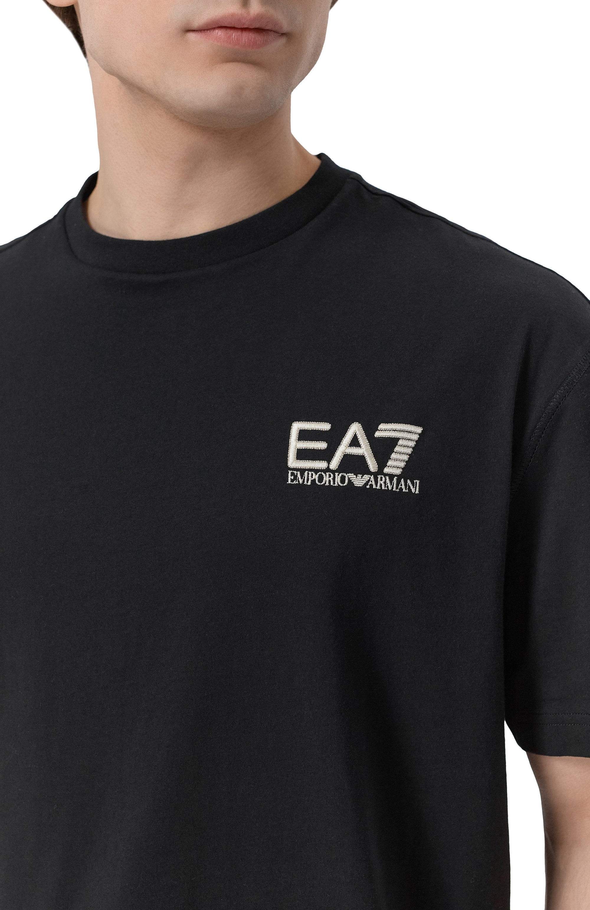 Хлопковая футболка EA7, арт. 7M001402/AF22264, фото 5