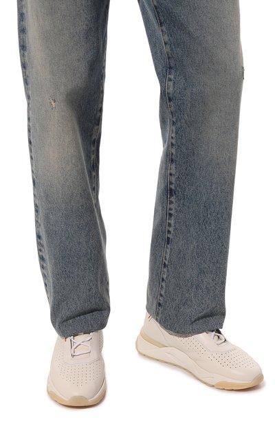 Кожаные кроссовки innova SANTONI, арт. MBIM21693BTTCSU5I55, фото 3