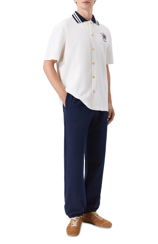 Хлопковая рубашка Drole De Monsieur J-SH247-C0264-0W Белый  J-SH247-C0264-0W Фото 2