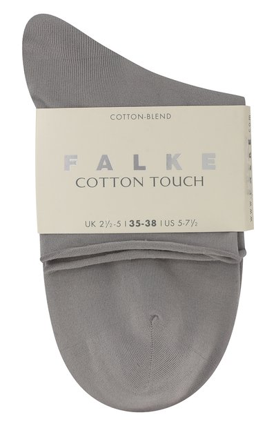Хлопковые носки cotton touch FALKE серого цвета по цене 1290 руб., арт. 47539_, фото 2 Хлопковые носки cotton touch FALKE, арт. 47539_, фото 2