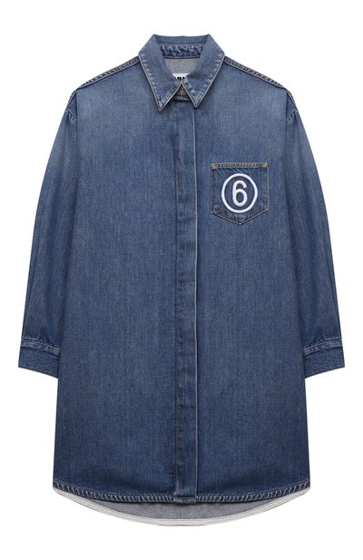 Хлопковое платье-рубашка MM6, арт. M60055-MM017, фото 1