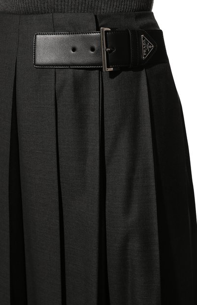 Шерстяная юбка PRADA, арт. P122UE-11BA-F0308-221, фото 5