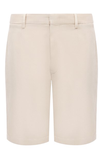 Мужские шорты из хлопка и льна ZEGNA, арт. UDI37A7/TB05