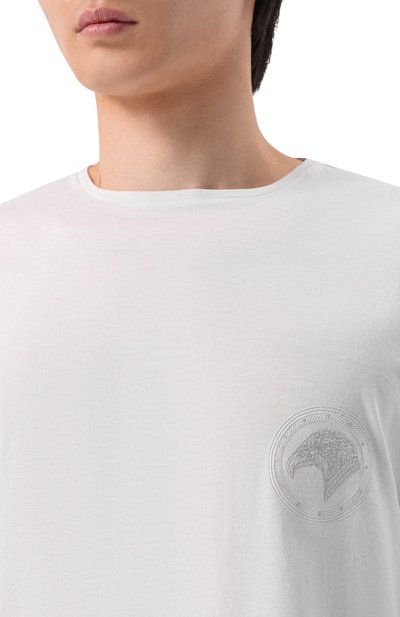 Футболка STEFANO RICCI белого цвета по цене 48150 руб., арт. MNI42H0020/803, фото 5 Футболка STEFANO RICCI, арт. MNI42H0020/803, фото 5