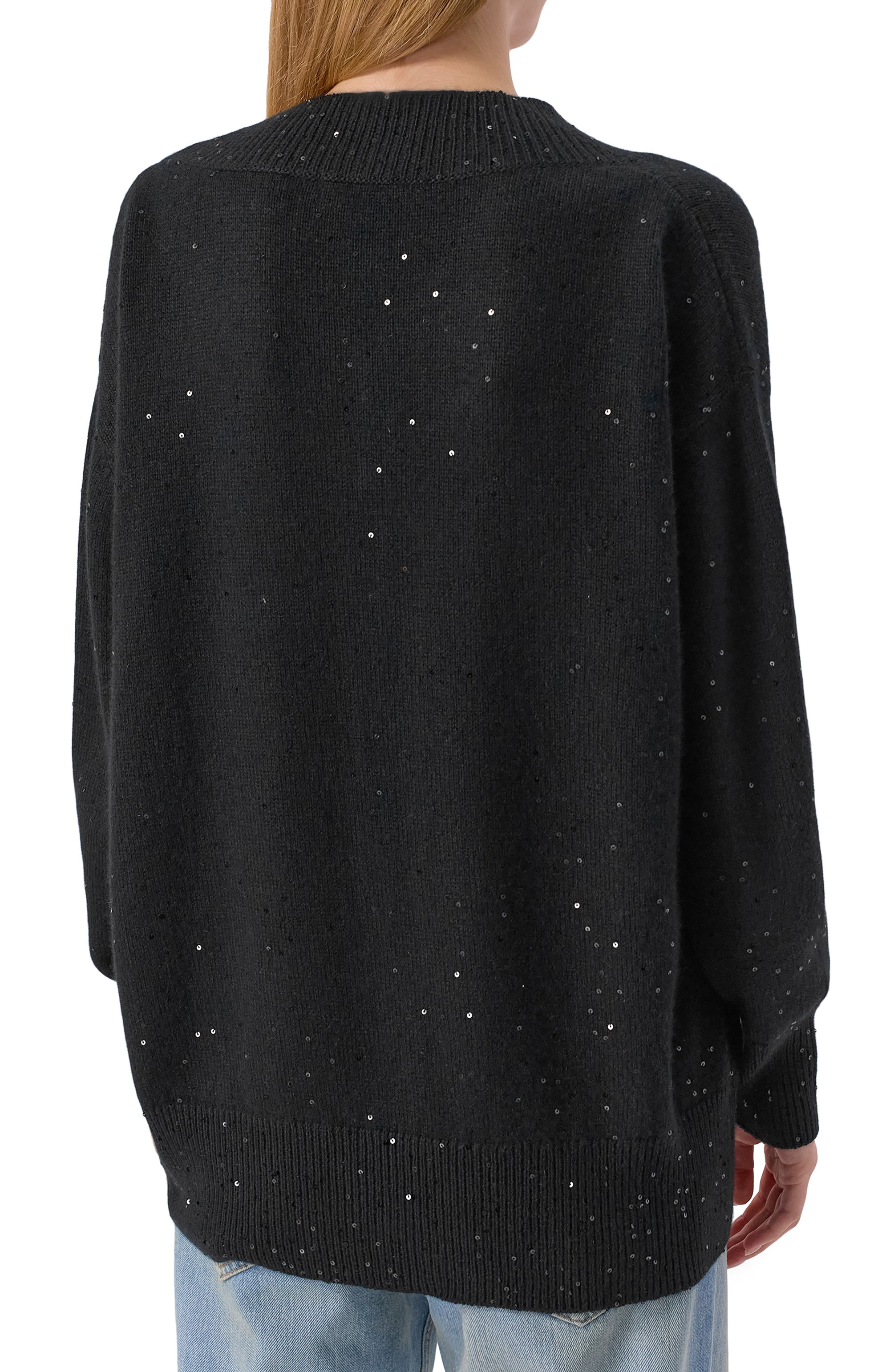 Свитер из кашемира и шелка BRUNELLO CUCINELLI, арт. M73539922, фото 4