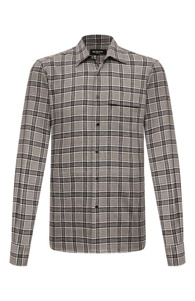 Мужская льняная рубашка KITON, арт. UMCBUBAH08816