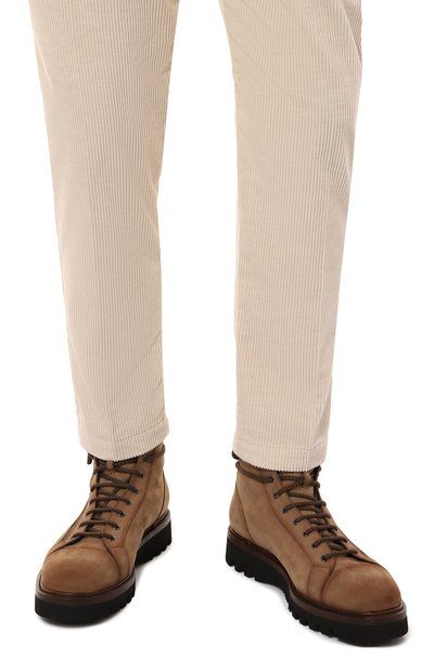 Ботинки из нубука W.GIBBS, арт. 0672001/NUBUCK FUR, фото 3