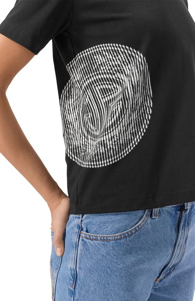 Хлопковая футболка JEAN PAUL GAULTIER черного цвета по цене 28750 руб., арт. 25/04-W-T0376/J002, фото 5 Хлопковая футболка JEAN PAUL GAULTIER, арт. 25/04-W-T0376/J002, фото 5