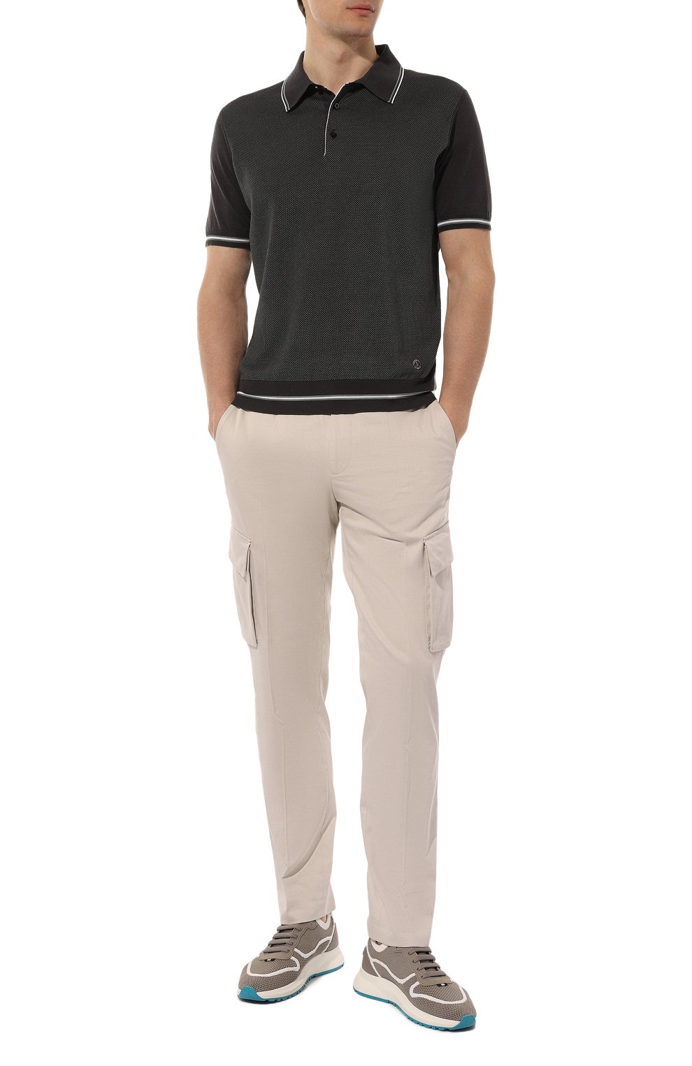 Поло из шелка и хлопка STEFANO RICCI, арт. K818044P13/F23172, фото 2