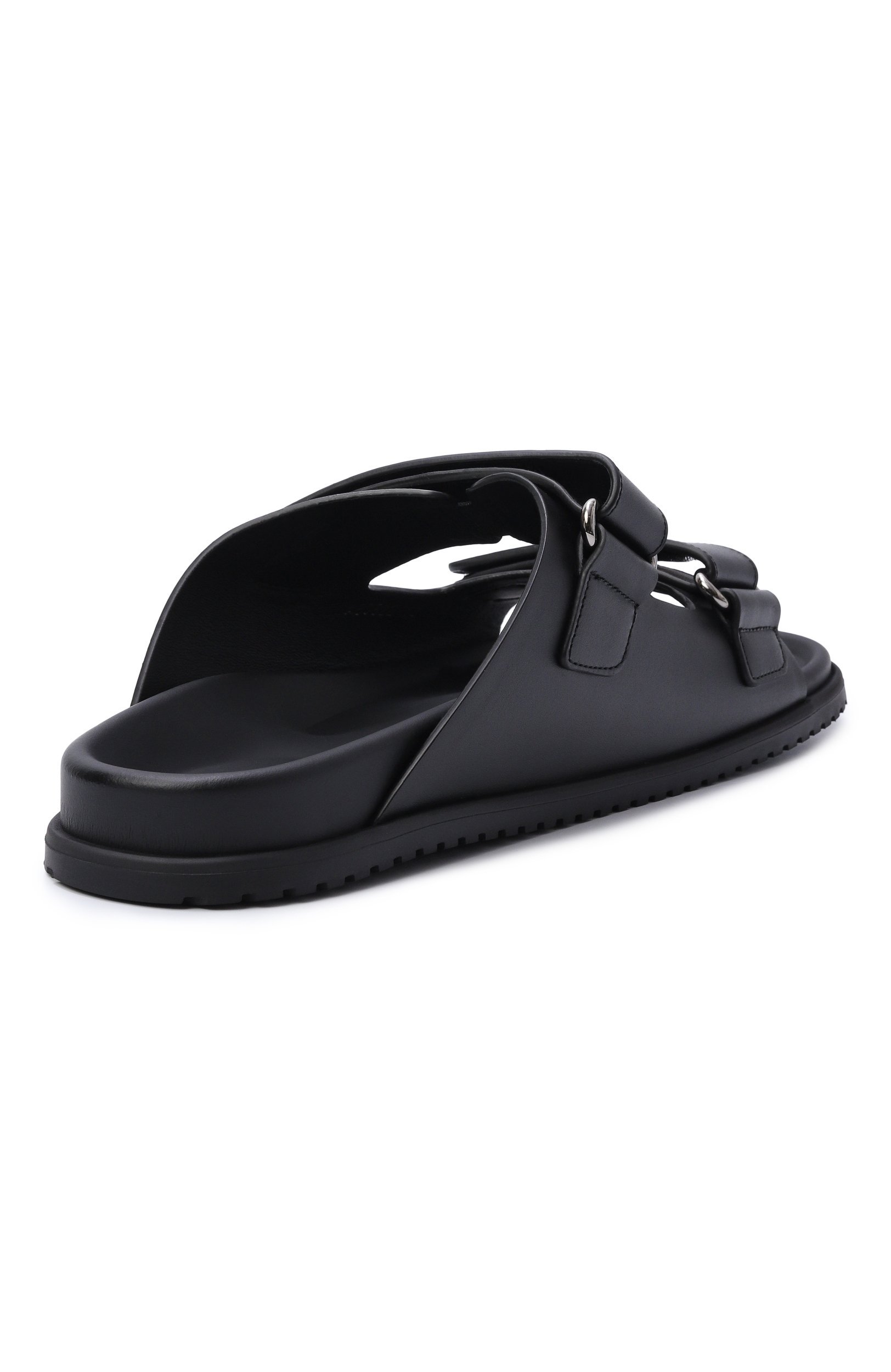 Кожаные шлепанцы dg casual DOLCE & GABBANA, арт. A80522/A9Q67, фото 4