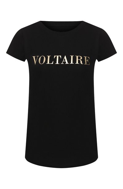 Женская футболка из смеси хлопка и вискозы ZADIG AND VOLTAIRE, арт. SHTS1810F