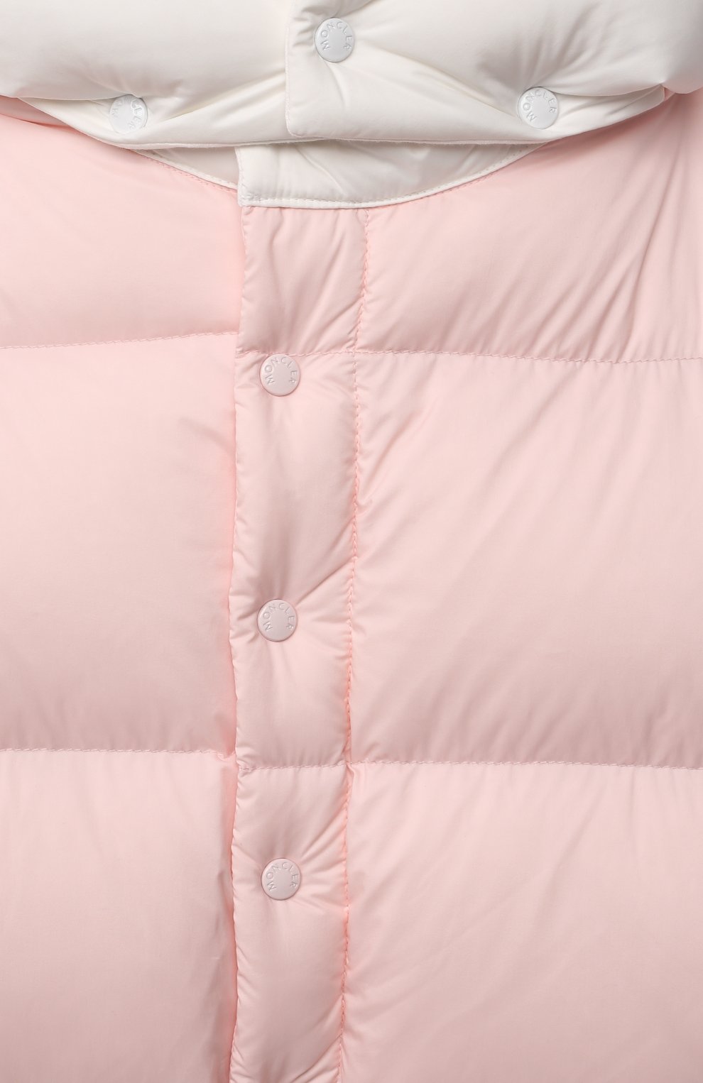 Пуховый комбинезон MONCLER розового цвета по цене 65650 руб., арт. G2-951-1G521-00-53333, фото 3 Пуховый комбинезон MONCLER, арт. G2-951-1G521-00-53333, фото 3
