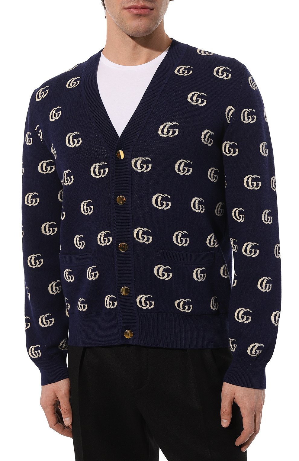 Хлопковый кардиган GUCCI, арт. 660285 XKBVB, фото 3