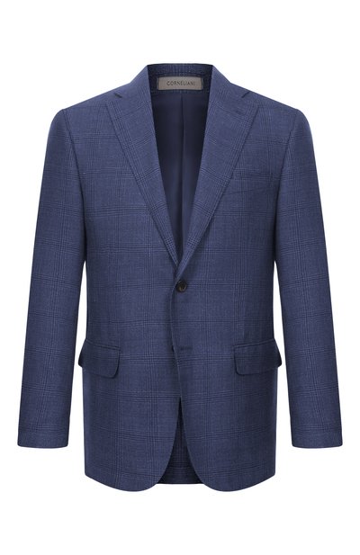 Мужской пиджак из шерсти и льна CORNELIANI, арт. 27X008/2716308