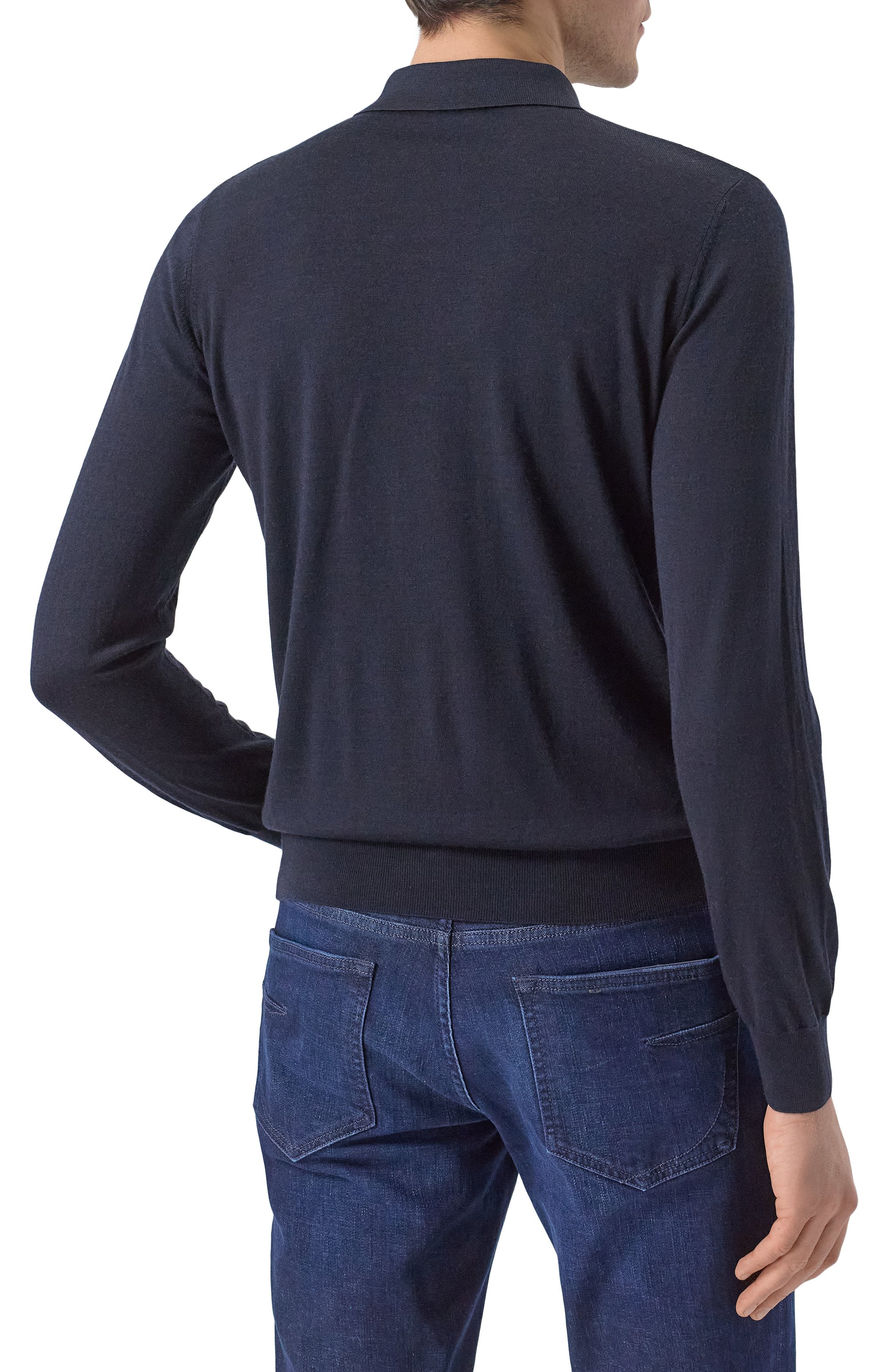 Поло из шерсти и шелка ZILLI, арт. KZP001M0230VGSS00, фото 4