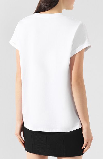 Хлопковая футболка BALMAIN, арт. RF11070/I043, фото 4