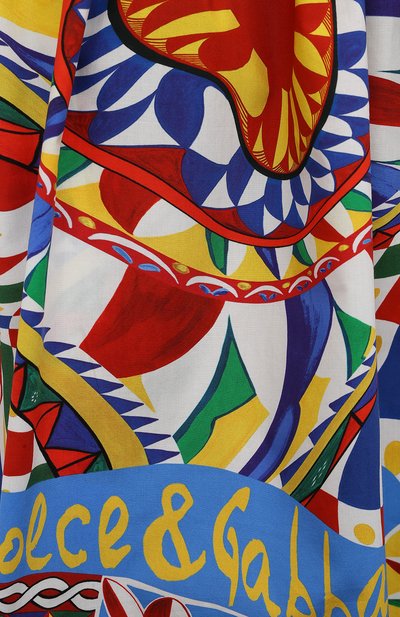 Хлопковый сарафан DOLCE & GABBANA, арт. L52DA6/G7J5F/2-6, фото 3