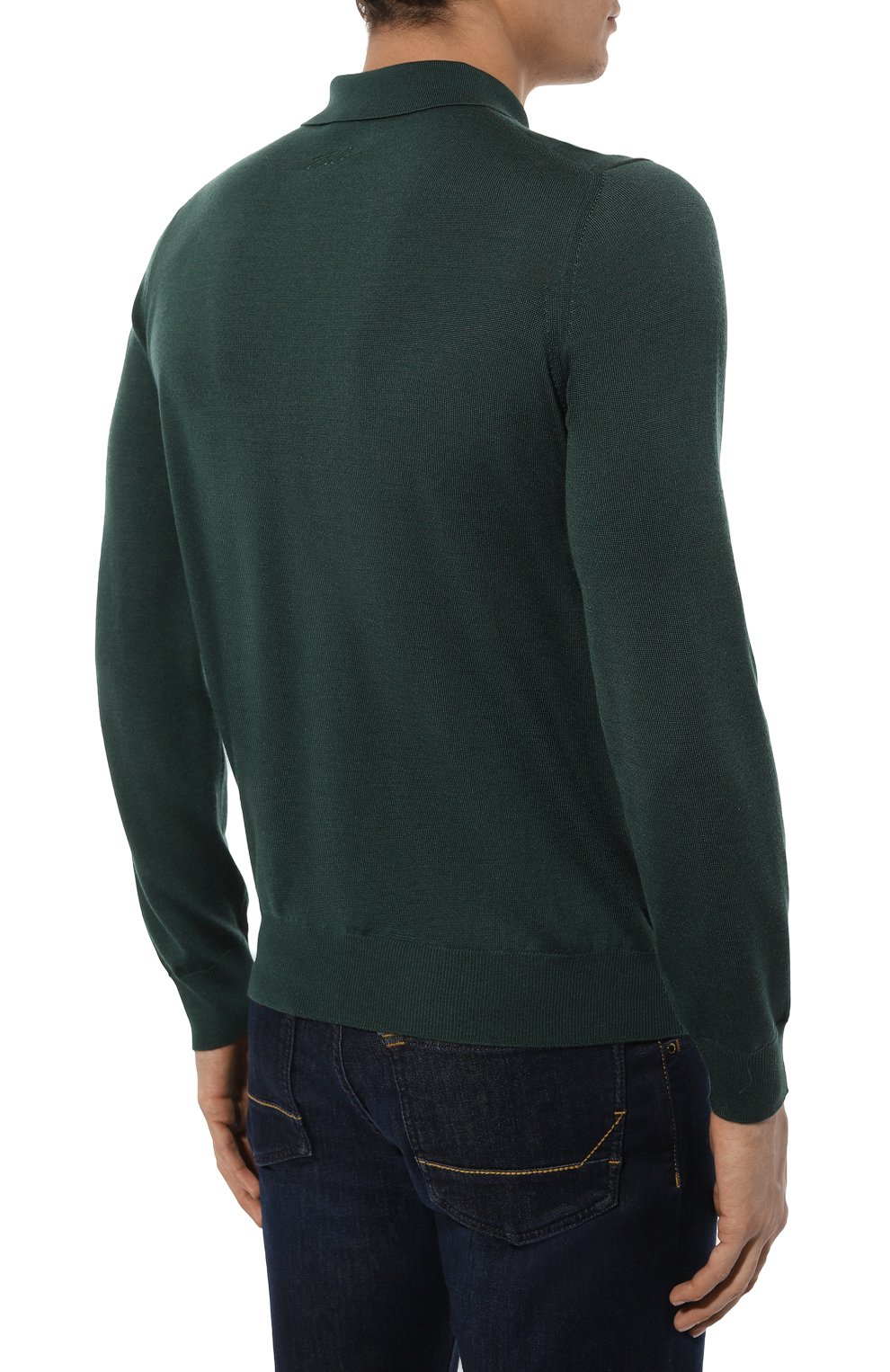 Поло из шерсти и шелка ZILLI, арт. KZP001M0230VH0000, фото 4