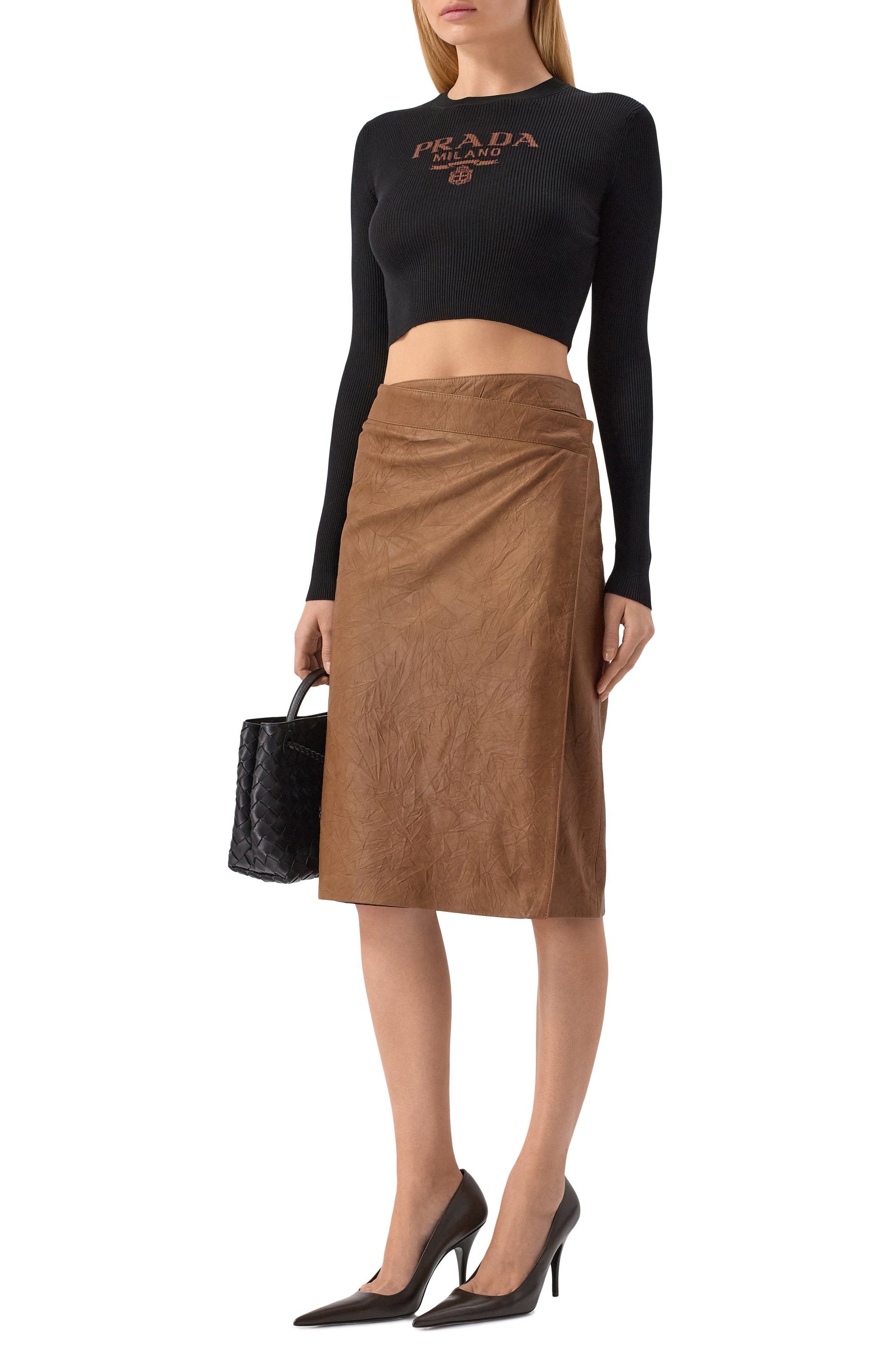 Шелковый пуловер PRADA, арт. P24S1G/11MY, фото 2