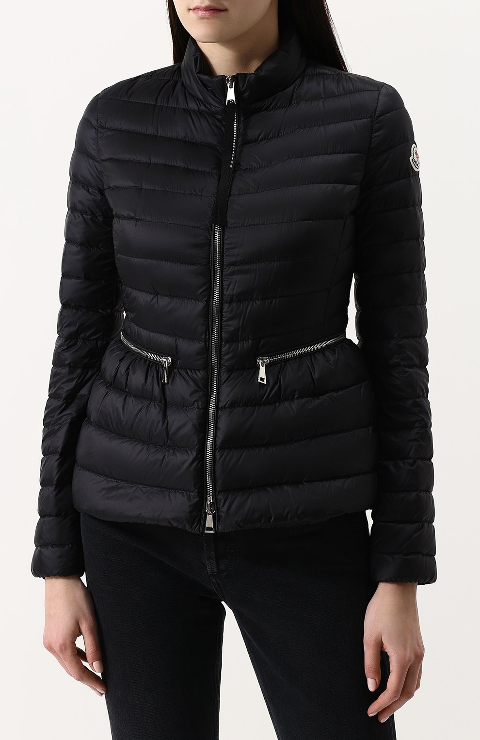 Притал енный стеганый пуховик с воротником-стойкой MONCLER, арт. D1-093-46333-94-53048, фото 3