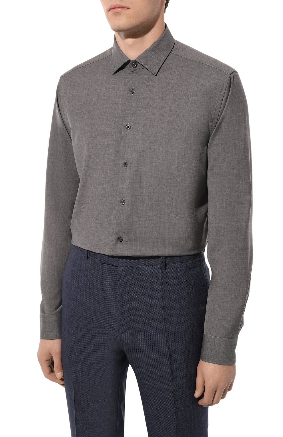 Шерстяная сорочка CORNELIANI, арт. 92P010-3811280, фото 4