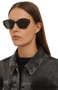 Женские солнцезащитные очки DIOR EYEWEAR коричневого цвета, арт. MISSDI0R S1U 22C0 | Фото 2 (Тип очков: С/з; Материал: Пластик; Региональные ограничения белый список (Axapta Mercury): Не проставлено; Нос: Не проставлено; Оптика Гендер: оптика-женское; Очки форма: Бабочка)