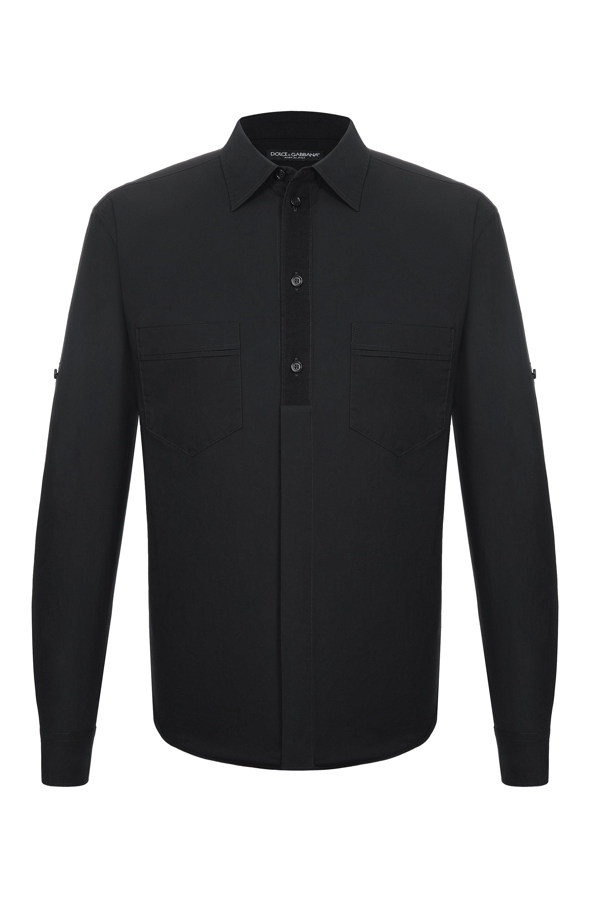 Хлопковая рубашка DOLCE & GABBANA, арт. G50E1T/FUFIP, фото 1