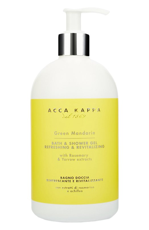 фото Гель для душа и ванны green mandarin (500ml) acca kappa