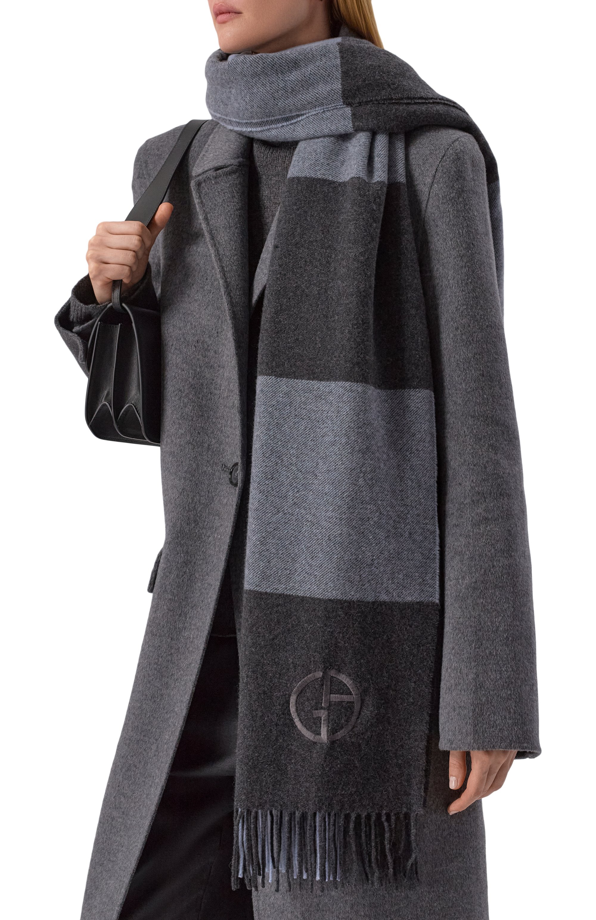 Кашемировый шарф GIORGIO ARMANI, арт. 795213/4F124, фото 2