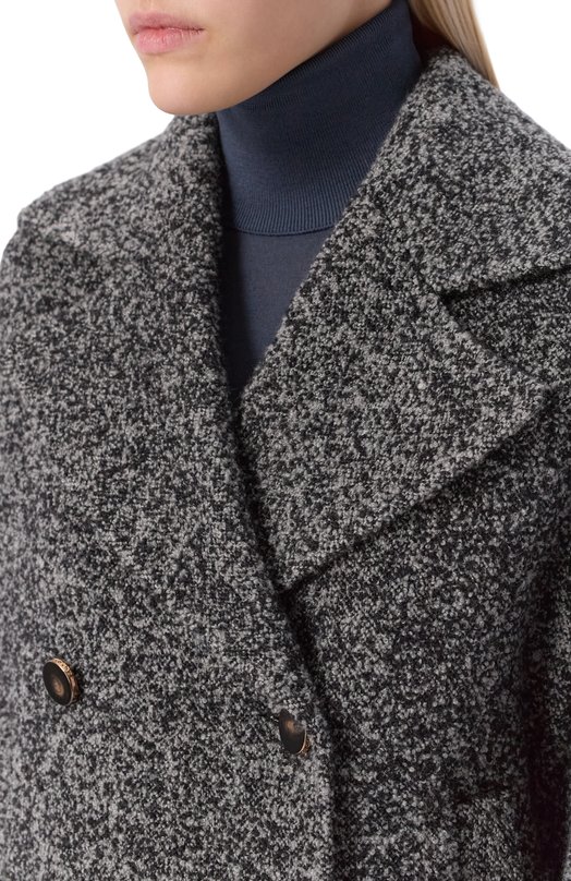 Полупальто из кашемира и шелк Agnona TH1012E/U7055E Серый  TH1012E/U7055E Фото 5
