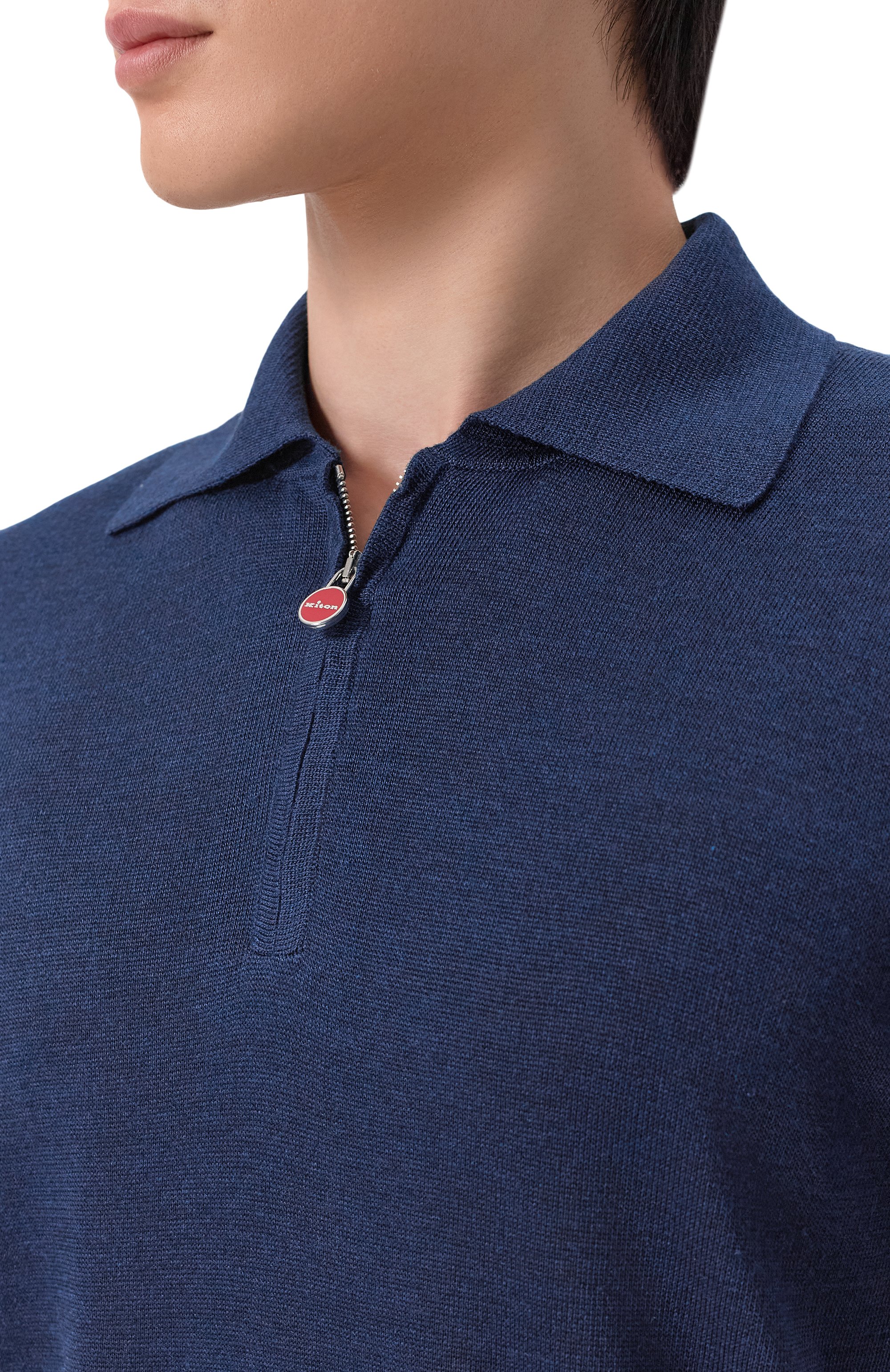 Шелковое поло KITON, арт. UMK0851, фото 5