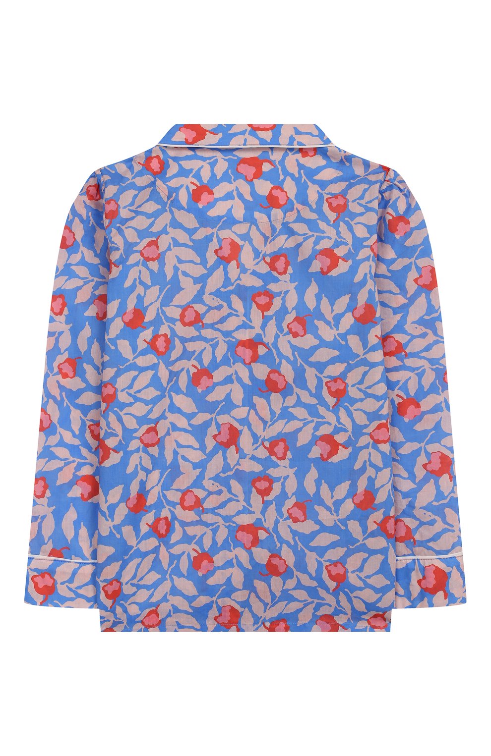 Хлопковая пижама LITTLE YOLKE, арт. AW19-12C-NE-FL/1-8Y, фото 4