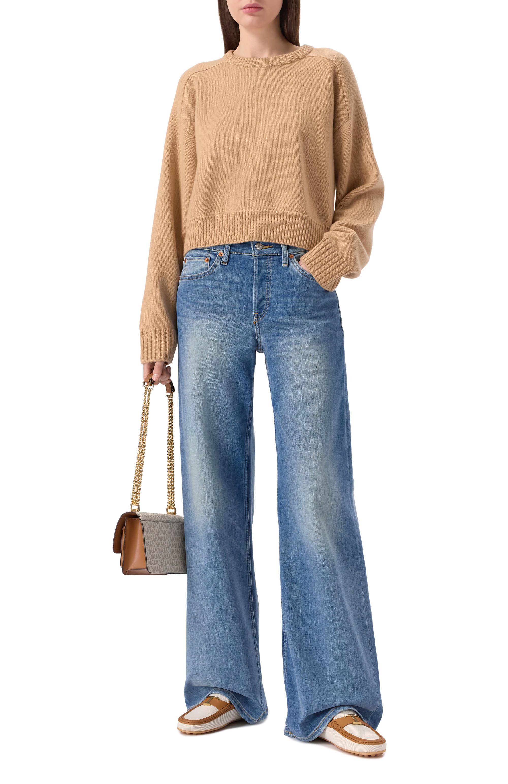 Текстильные мокасины city gommino TOD’S бежевого цвета по цене 74750 руб., арт. XXW10L0IZ01/U78, фото 2 Текстильные мокасины city gommino TOD’S, арт. XXW10L0IZ01/U78, фото 2