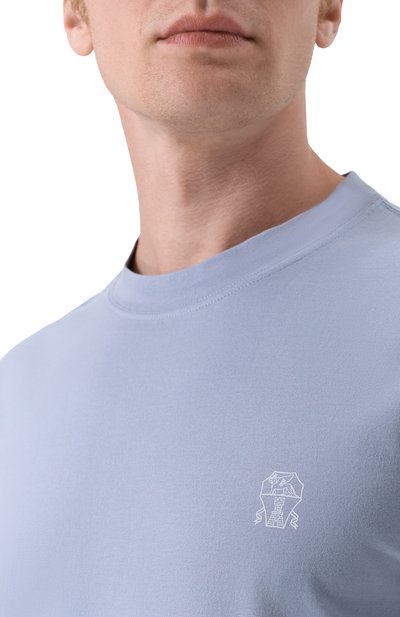 Хлопковая футболка BRUNELLO CUCINELLI, арт. M0B138440, фото 5