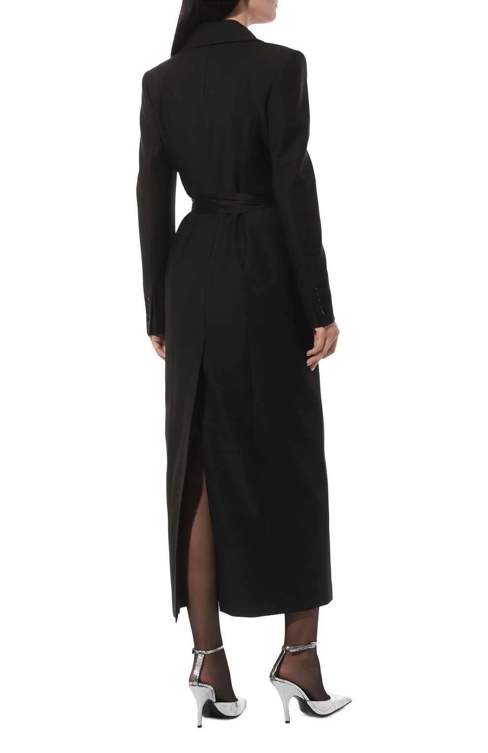 Шерстяное платье GOOROO черного цвета по цене 138780 руб., арт. D007S-3000-900-S23, фото 4 Шерстяное платье GOOROO, арт. D007S-3000-900-S23, фото 4