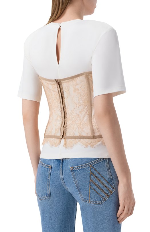 Топ Giuseppe di Morabito 06PST0395 16309 Белый  06PST0395 16309 Фото 4