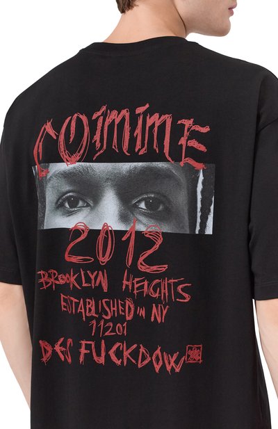 Хлопковая футболка COMME DES FUCKDOWN, арт. CFABM01808, фото 5