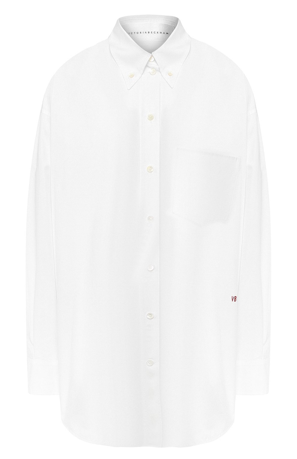 Хлопковая рубашка VICTORIA BECKHAM, арт. SH 0VR 1734D PSS19 C0TT0N P0PLIN, фото 1